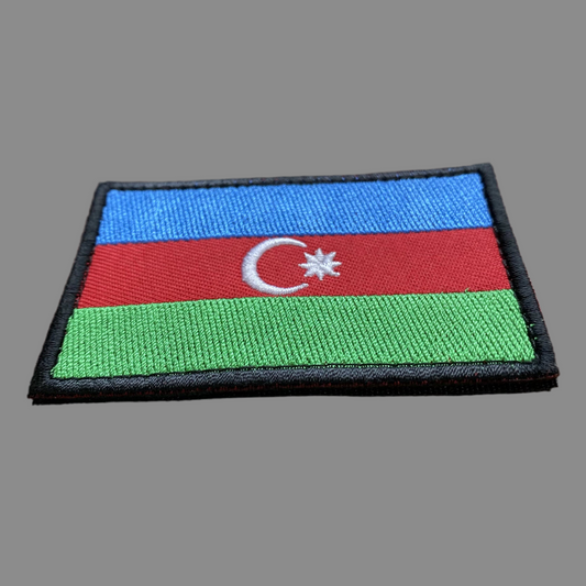 Azerbaidschan Flagge Patch mit Klett