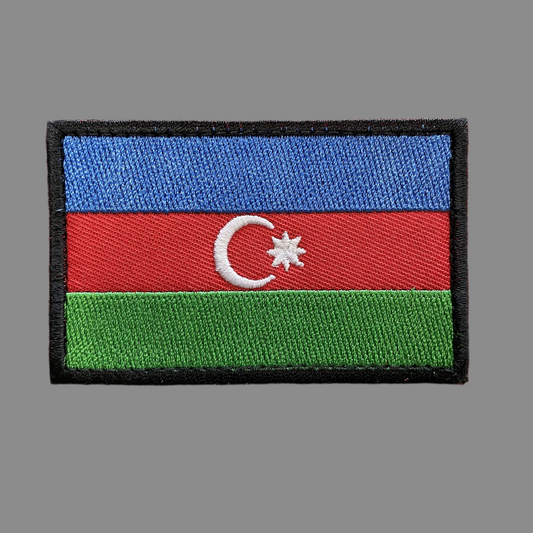 Azerbaidschan Flagge Patch mit Klett