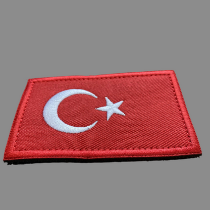 Türkei Flagge Patch mit Klett