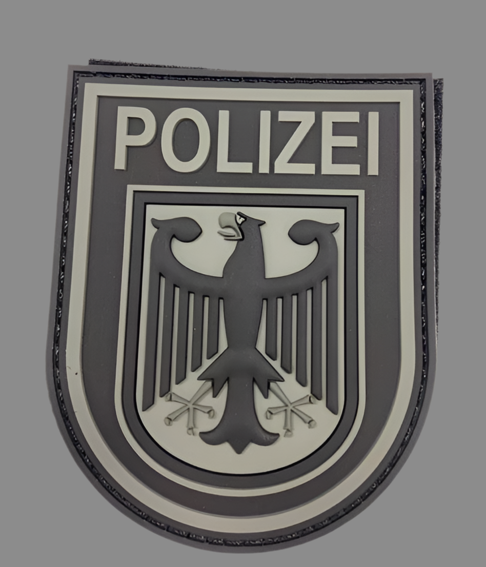Set: Bundespolizei  Patch + Deutschland Patch + Handschuhhalter + Gürtelclip
