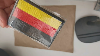 Deutschland Flagge Patch mit Klett